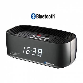 Nero Titanium Bluetooth Alarm Clock Radi