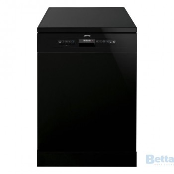 Smeg 60cm Black Freestanding Dishwasher