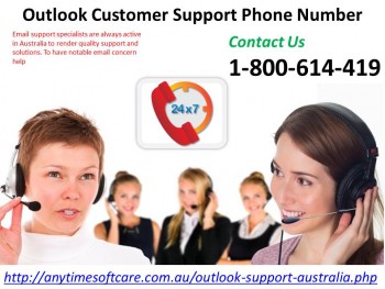 Outlook Customer Support Phone Number 1-