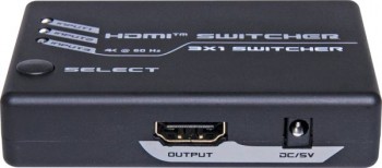 3 Way 4k HDMI Switcher