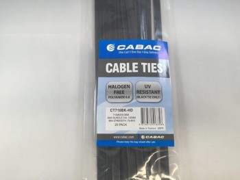 CABAC CABLE TIES - 710MM X 9.0MM UV RESI