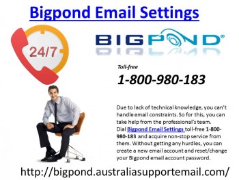 Bigpond Email Settings 1-800-980-183 | D