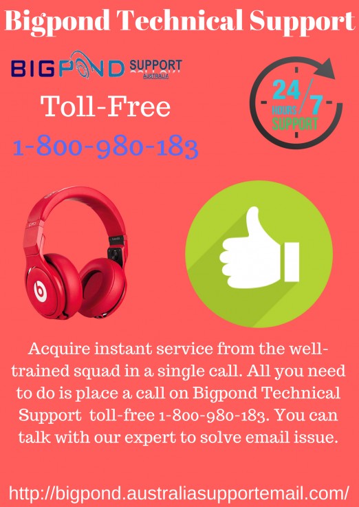 Bigpond Tech Support 1-800-980-183