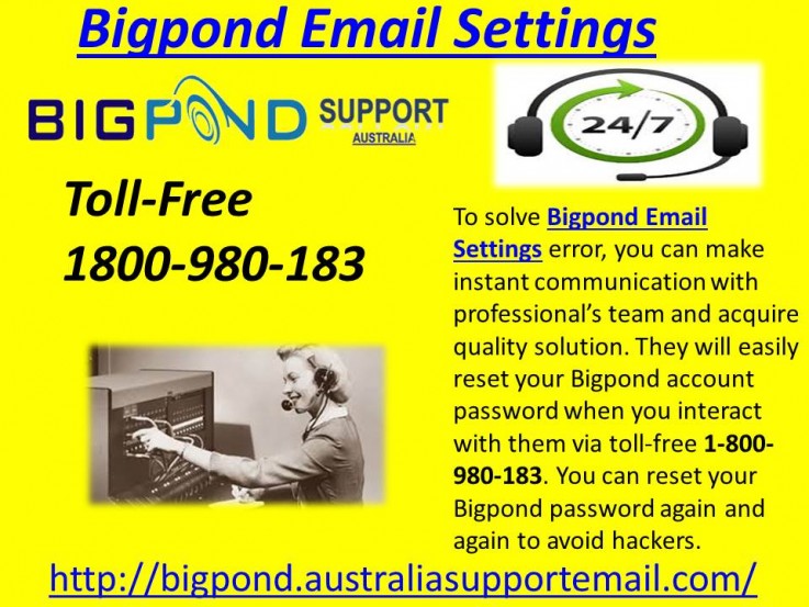 Bigpond Email Settings|1-800-980-183