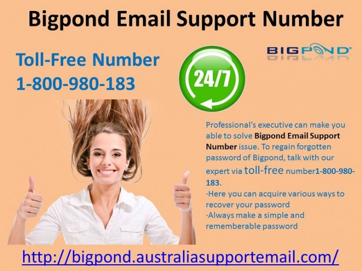 Bigpond Email Support Number 1800980183