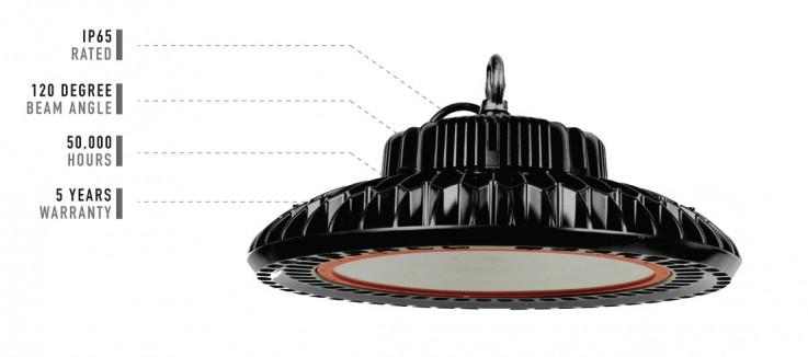 Industrial High Bay LED Light Fixtures
