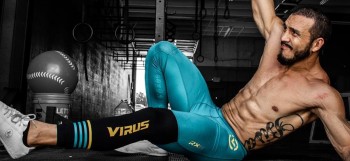 Mens Compression Tights - Virus Action S