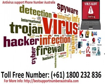 All Antivirus support Phone Number Australia Toll Free (+61) 1800 232 836