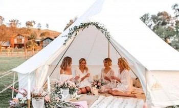 luxurious pop up hotel operator	Glamping