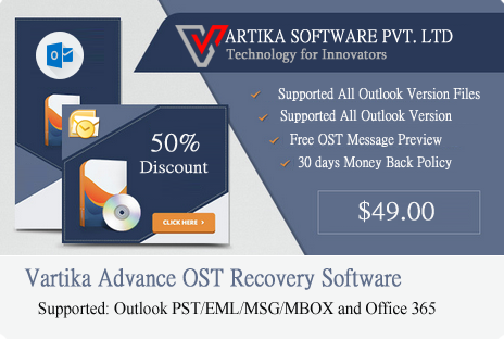 Vartika  Gives Top Technology of Outlook OST Data to PST Converter Tool With FREE DEMO