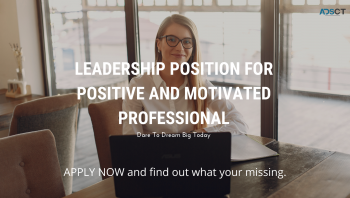 Leadership Position for Passionate and M