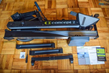 Black Concept2 Model D Indoor Rowing Mac