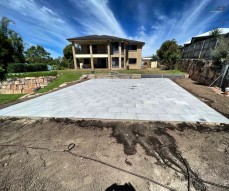 Huge paving and turf project