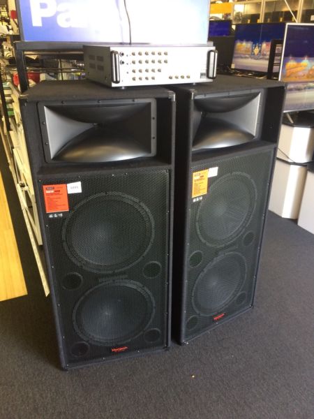 Monarch dual 500w sdj-3004 speakers with