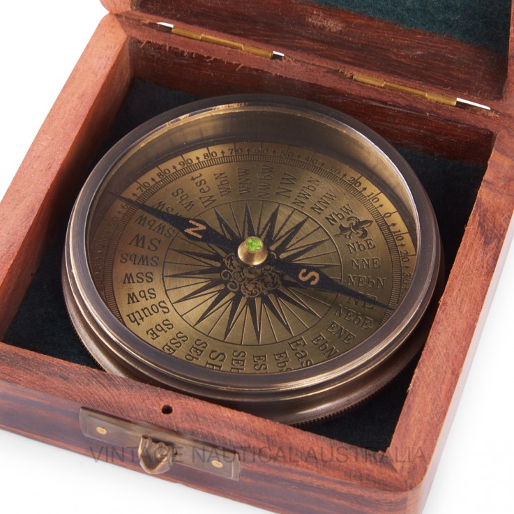 Compass – Steve Irwin Brass Antique Fini