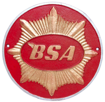 BSA Wall Plaque Round