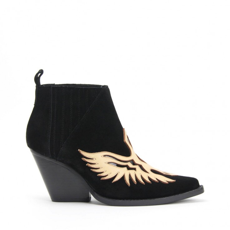 JEFFREY CAMPBELL FAWKES WESTERN BOOT Bla