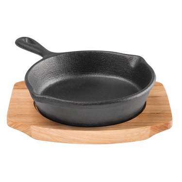 Pyrolux Skillet With Maple Tray Grey
