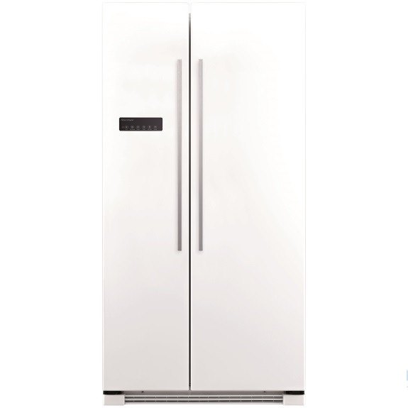 FISHER & PAYKEL 628L WHITE SIDE BY SIDE 