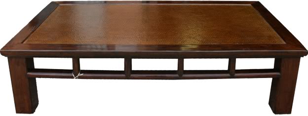 Brown Day Bed/Coffee Table