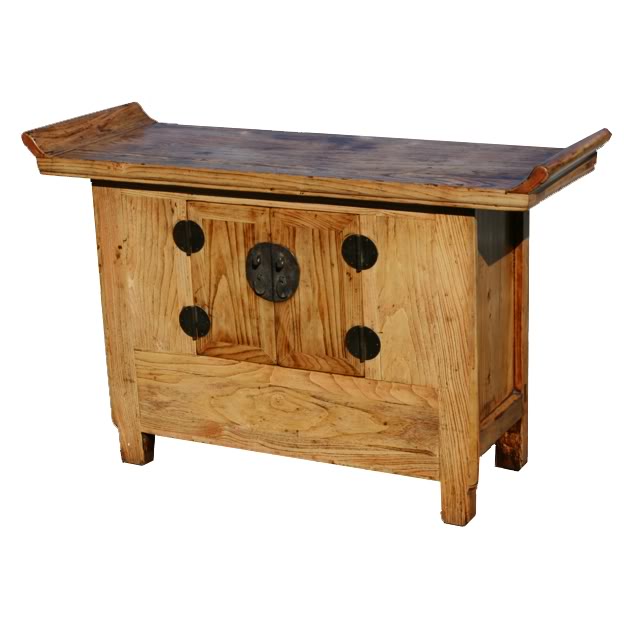 Original Wood Altar Table Sideboard