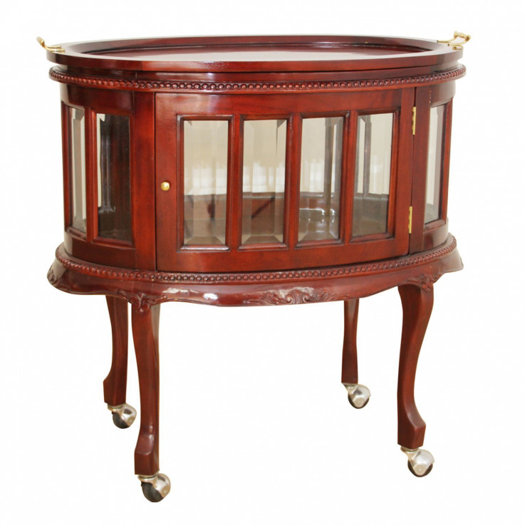 VICTORIAN DRINKS STATION CABINET OVAL