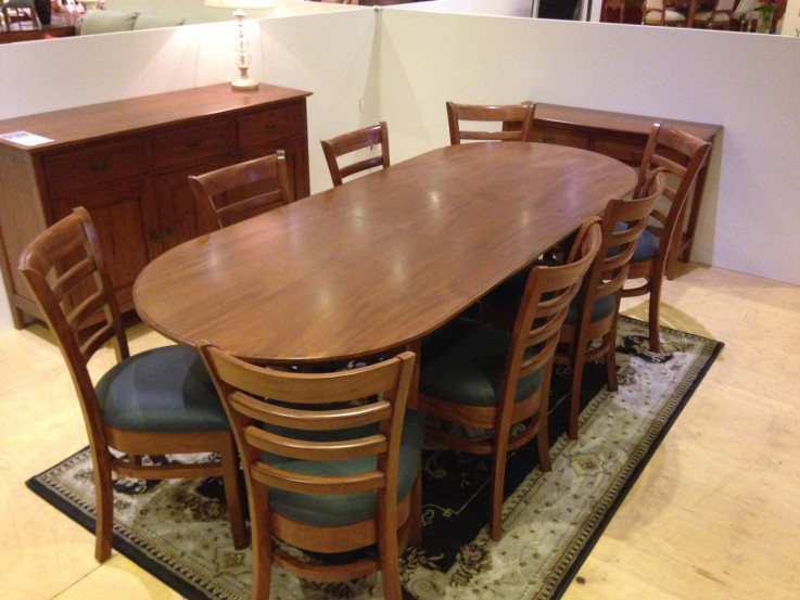 TOORAK OVAL END DINING EXTENSION TABLE