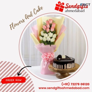 Send Flowers and Cakes, online in Ahmedabad from SendGifts Ahmedabad 