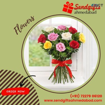 Send Flowers Online in Ahmedabad with SendGiftsAhmedabad 